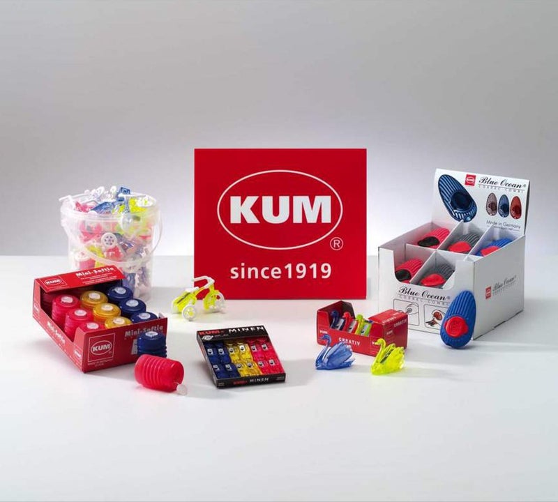 Kum AS2M (1053121), Long Point Sharpener, sharpens in 2 steps; 2 spare blades includes. With lead pointers for 2 mm and 3.2 mm. BLUE only - Image 5